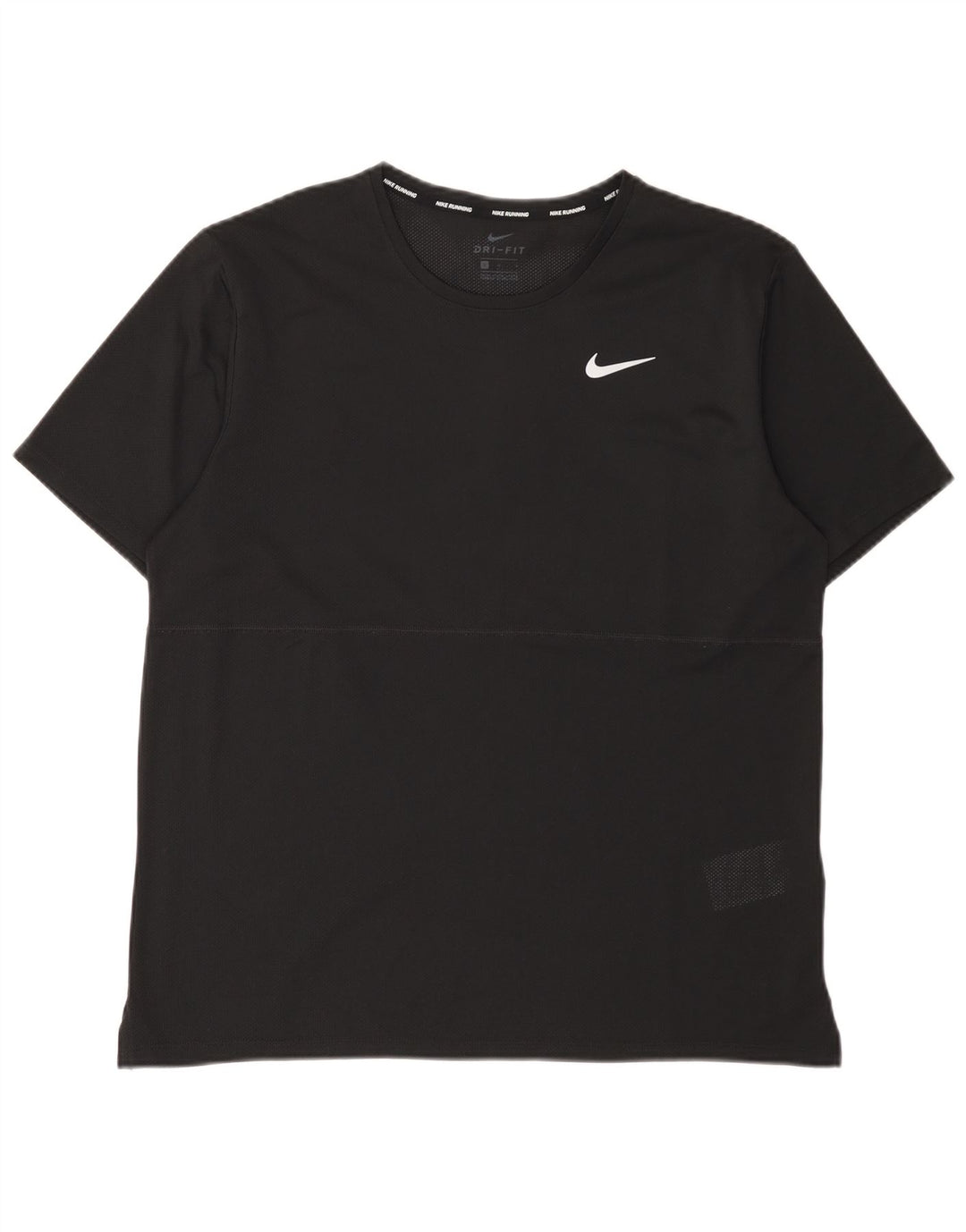 Nike Dri Fit majica kratkih rukava, veliki crni poliester