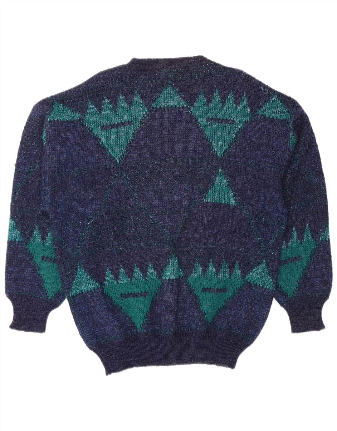 4 CASTELLA Muški džemper s veznim izrezom IT 56 XL mornarsko plavi geometrijski