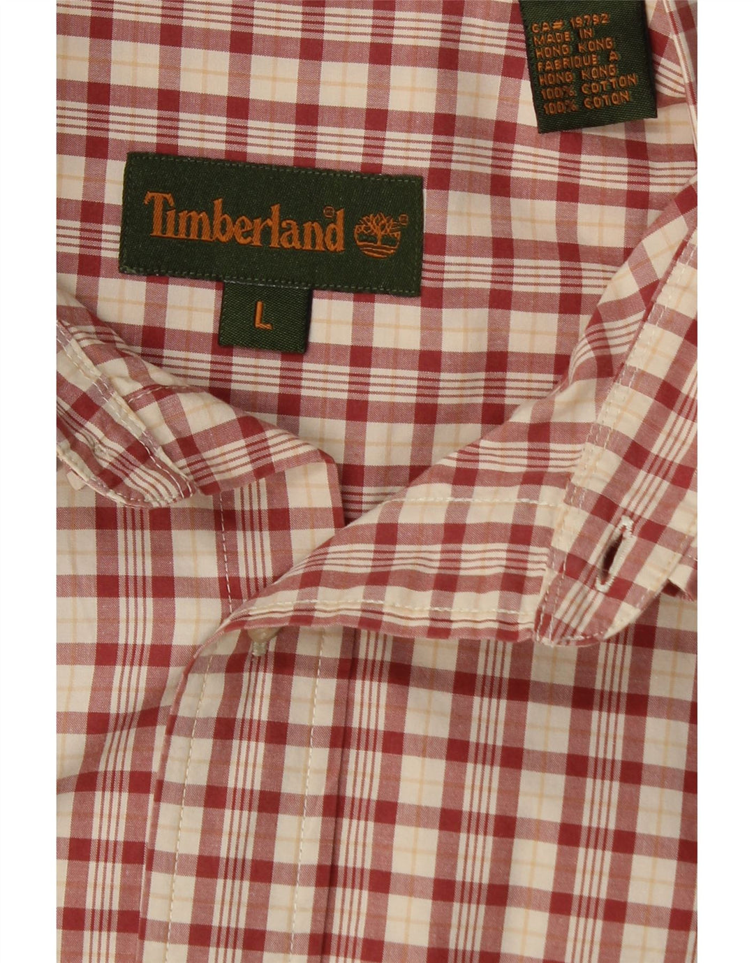 Timberland muška košulja veliki crveni karirani pamuk