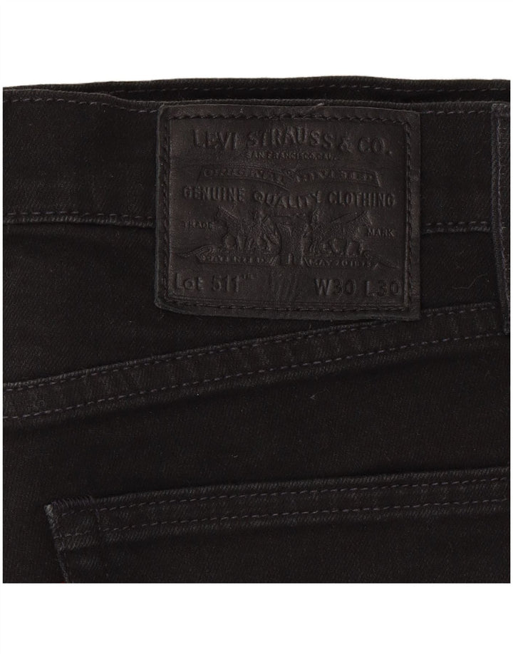 Levi's muške 511 uske traperice W30 L30 crne