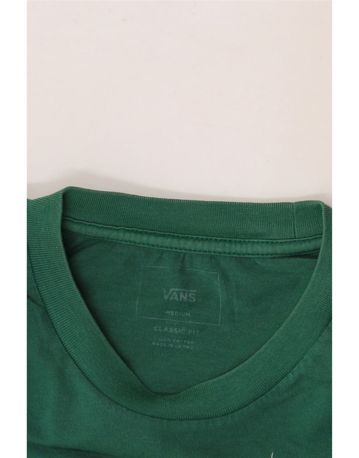 VANS muška majica kratkih rukava klasičnog kroja srednje zelene pamučne boje