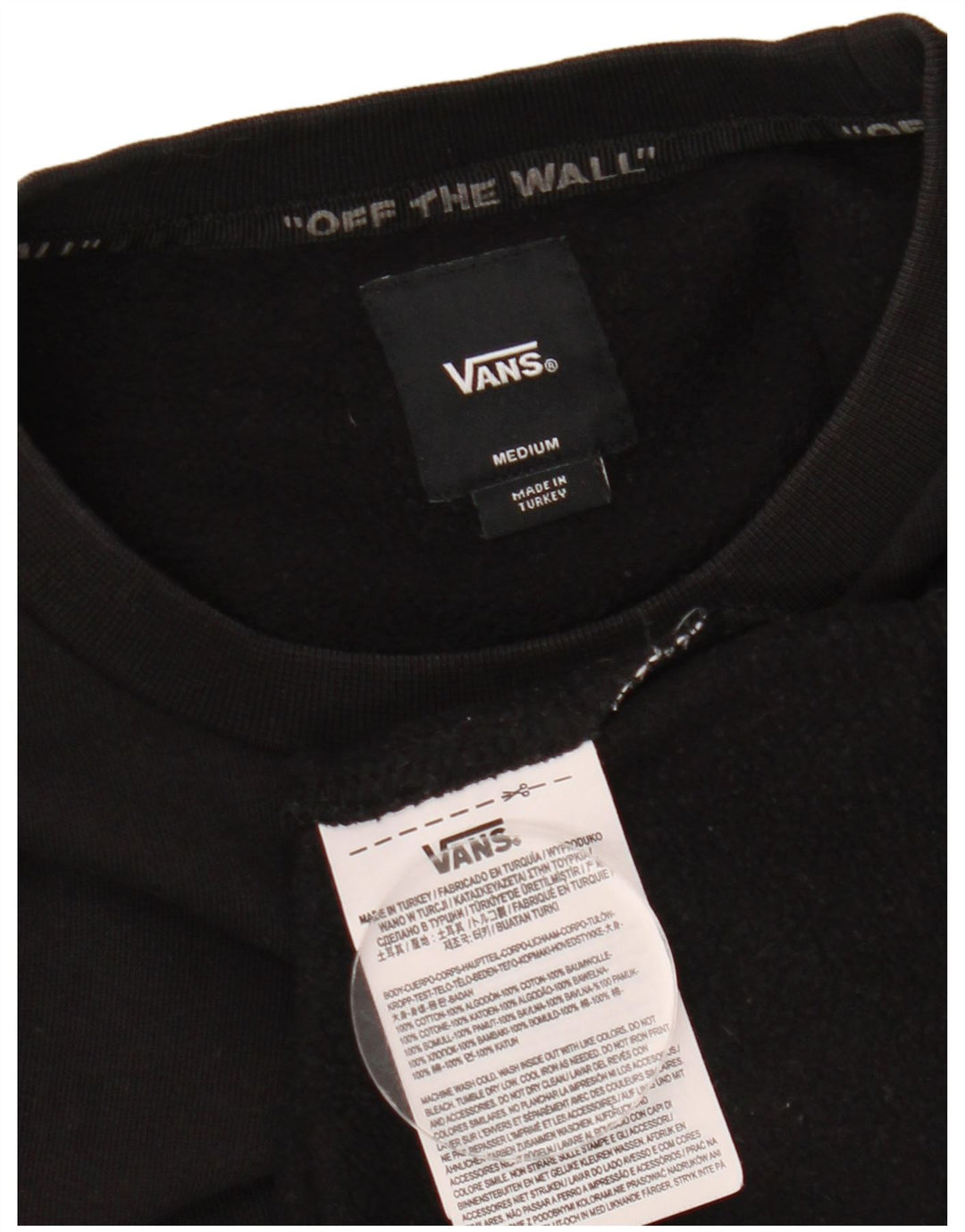 VANS muška trenirka s grafičkim motivima Srednji crni pamuk