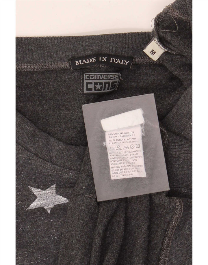 Converse ženski džemper s grafičkim motivima UK 12 srednje sive mrlje