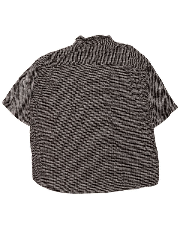 MAXFORT muška košulja kratkih rukava 5XL crni ševron