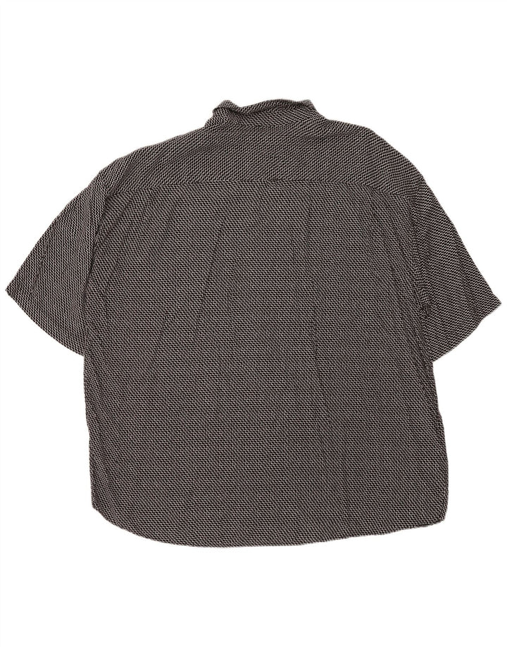 MAXFORT muška košulja kratkih rukava 5XL crni ševron