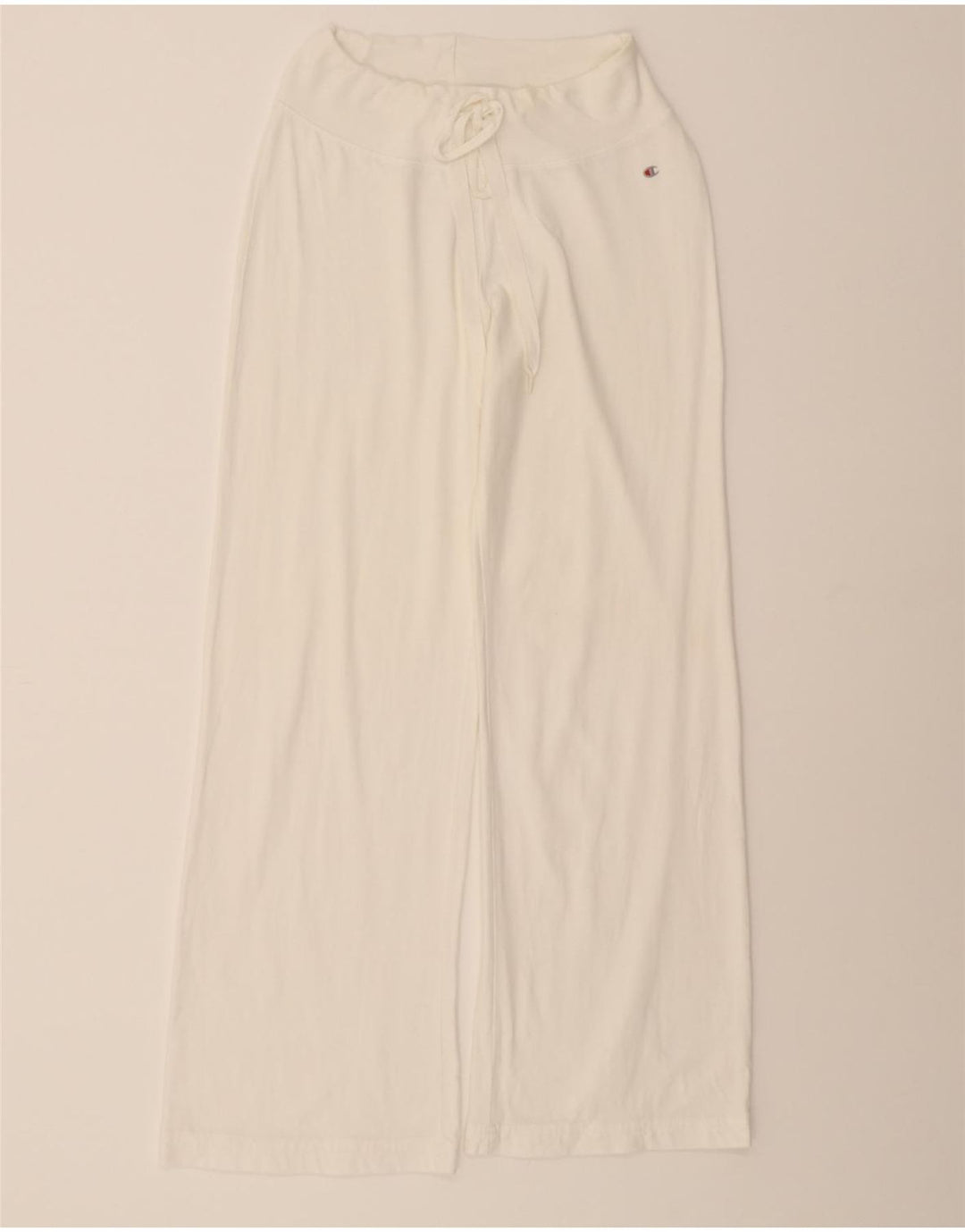 CHAMPION Womens Tracksuit Trousers UK 14 Medium  White Cotton Vintage Champion and Second-Hand Champion from Messina Hembry 
