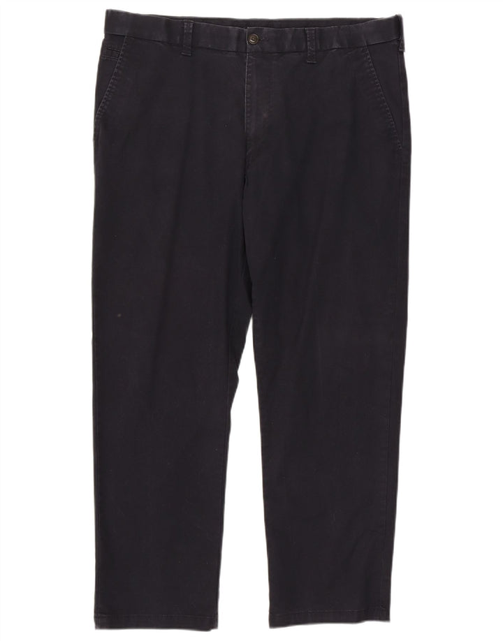 Marks & Spencer Mens Blue Harbor Regular Chino Hlače W38 L29 Mornarsko Plave