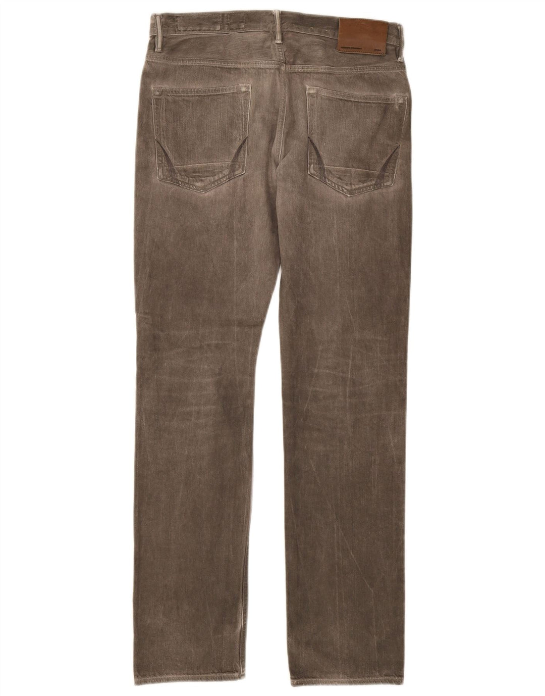 ALL SAINTS Mens Straight Jeans W30 L32 Grey Cotton