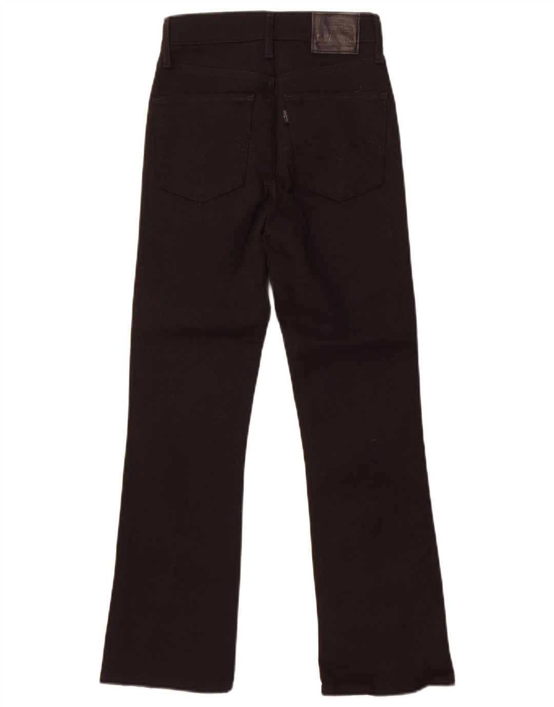 Levi's Ženske Bootcut traperice W24 L26 crni pamuk