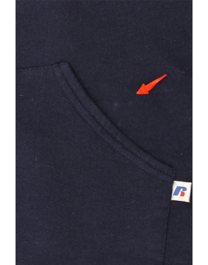 RUSSELL ATHLETIC Ženski Dri-Power Zip pulover s kapuljačom UK 18 XL tamnoplava