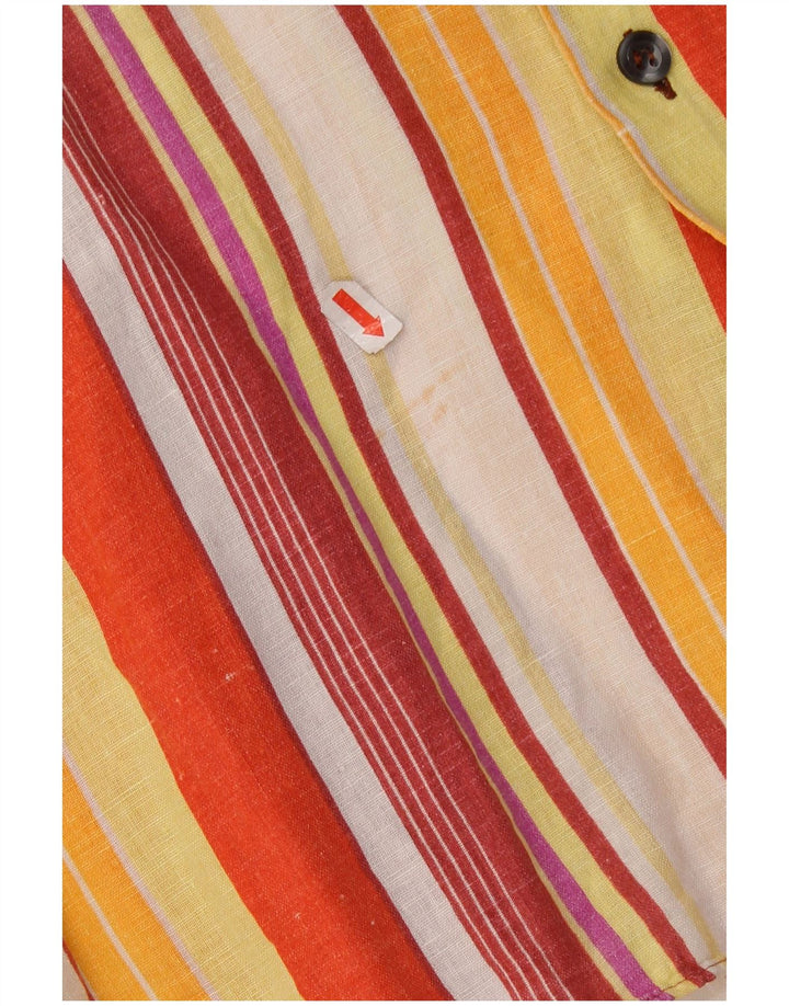 TILMAS Muška košulja kratkih rukava na velike raznobojne pruge