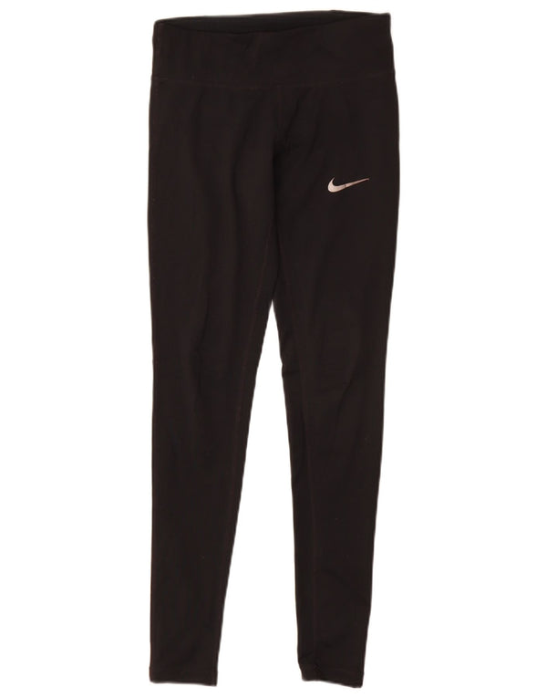 Nike ženske Dri Fit tajice UK 6 XS crni poliester