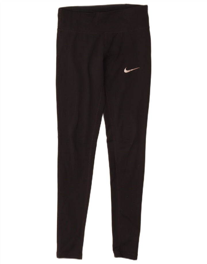 Nike ženske Dri Fit tajice UK 6 XS crni poliester