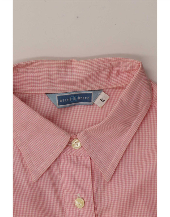 Belfe & ženska prevelika košulja IT 44 Srednje ružičasta gingham