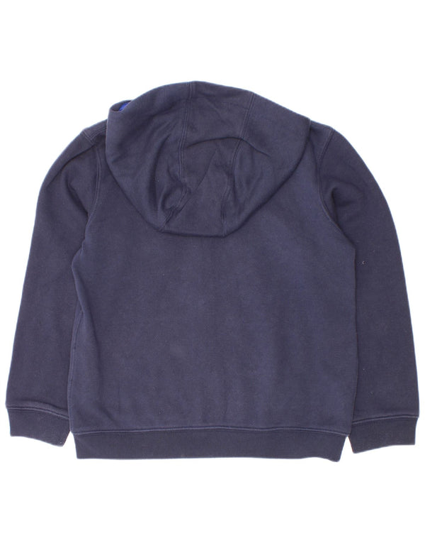 Nike Boys Zip pulover s kapuljačom 6-7 godina veliki tamnoplavi pamuk