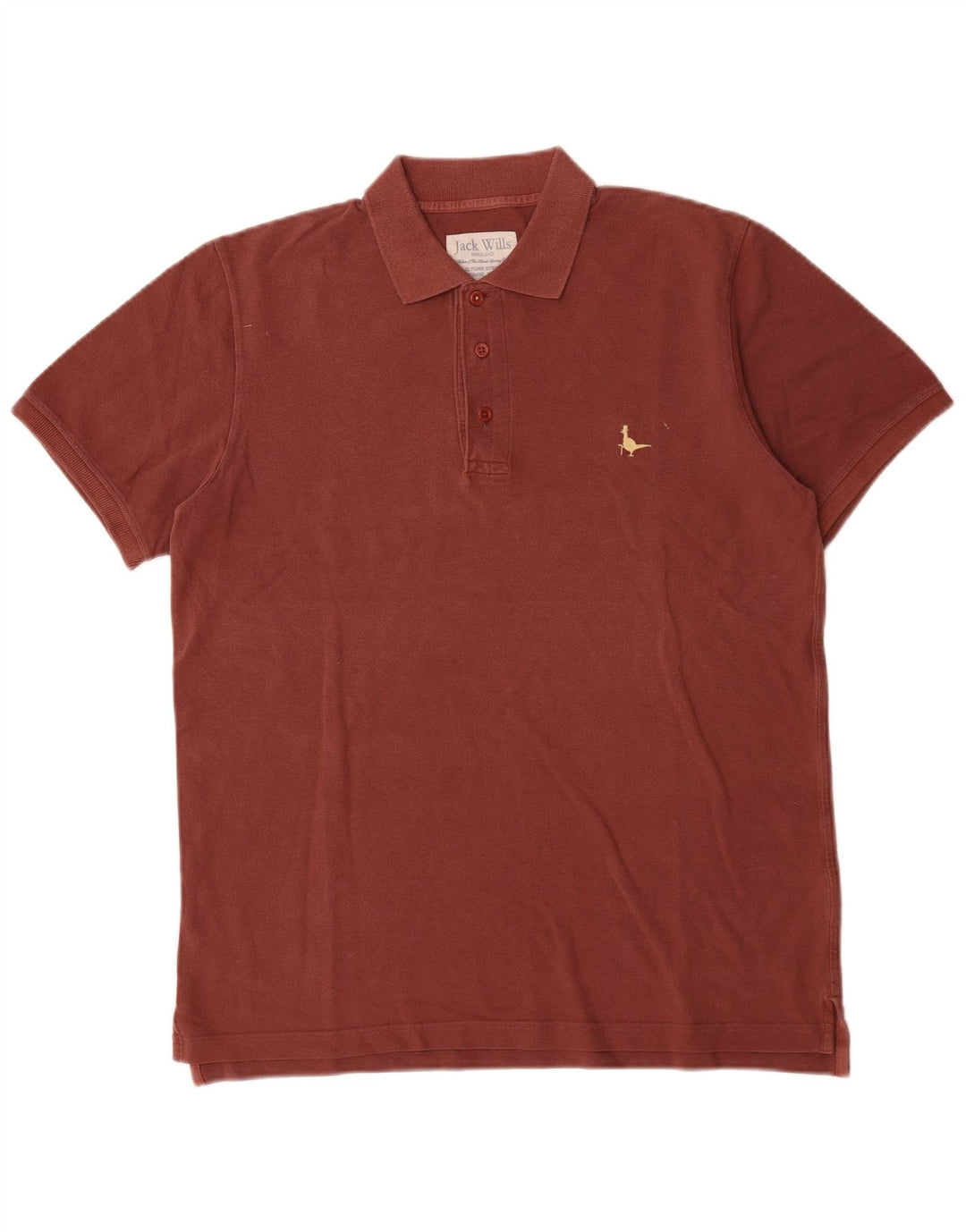 Jack Wills muška polo majica srednje smeđe pamučne boje
