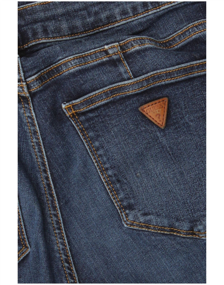 Ženske uske traperice Guess W26 L26 tamnoplave