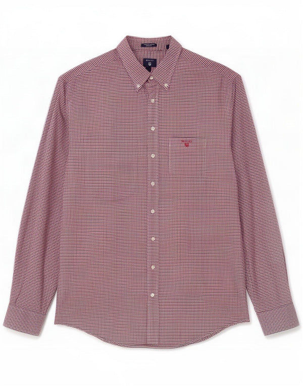 Gant Mens Regular Fit Shirt 3XL Multicolored Gingham Cotton