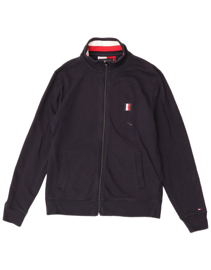 Tommy Hilfiger Muška gornja jakna od trenirke Velika tamnoplava pamuk