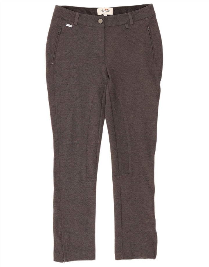 ELLESSE Ženske uske chino hlače IT 42 Srednje W28 L27 Sivi rajon
