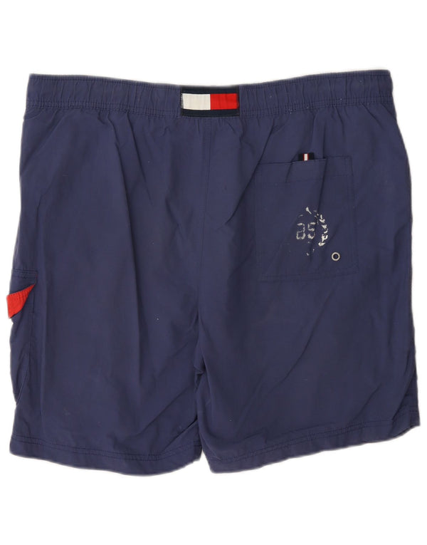 Tommy Hilfiger muške kratke hlače za plivanje Graphic Cargo srednje tamnoplave