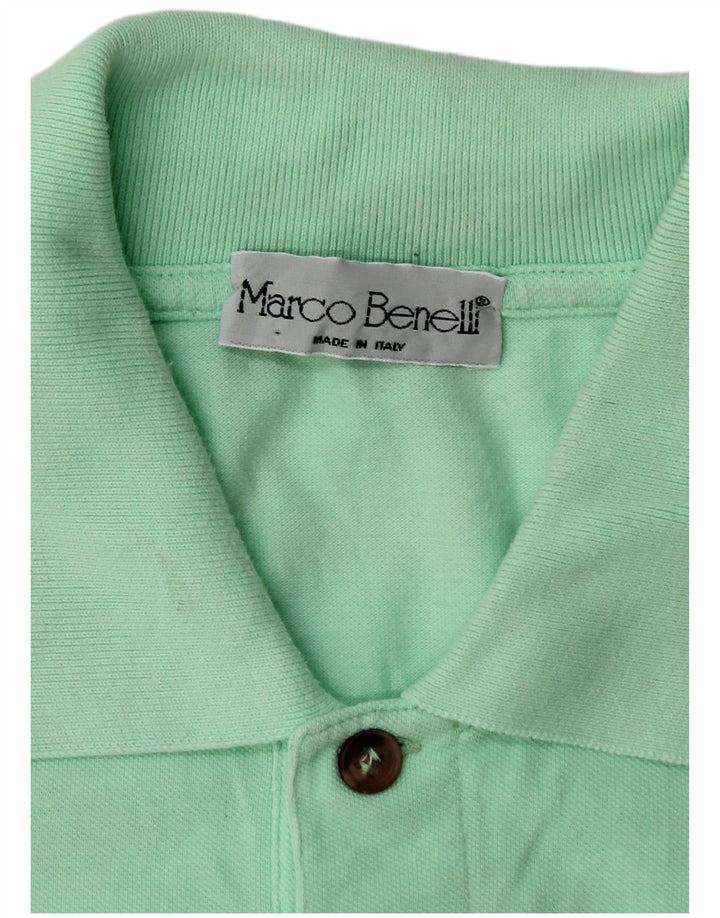 Vintage muška polo majica Srednje zelena