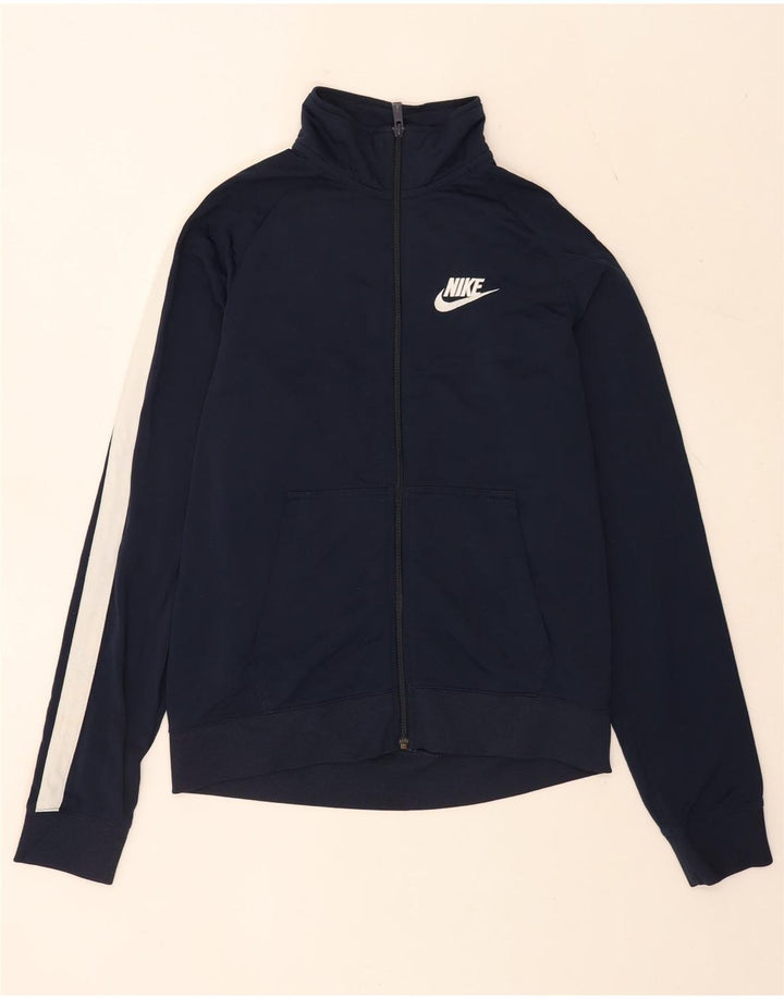 Nike muška gornja jakna od trenirke srednje tamnoplave poliesterske boje