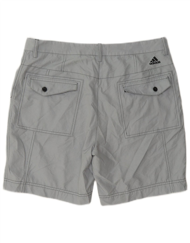 Adidas muške chino kratke hlače W34 veliki sivi poliester
