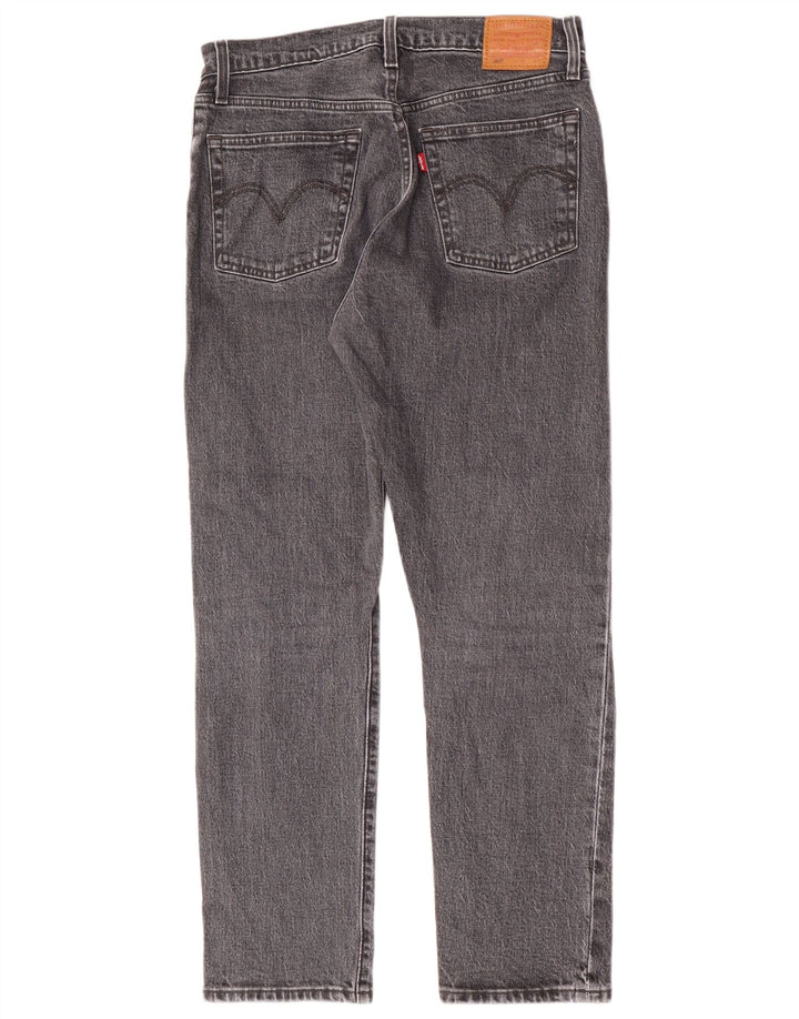 Levi's ženske 501 ravne traperice W28 L28 sivi pamuk