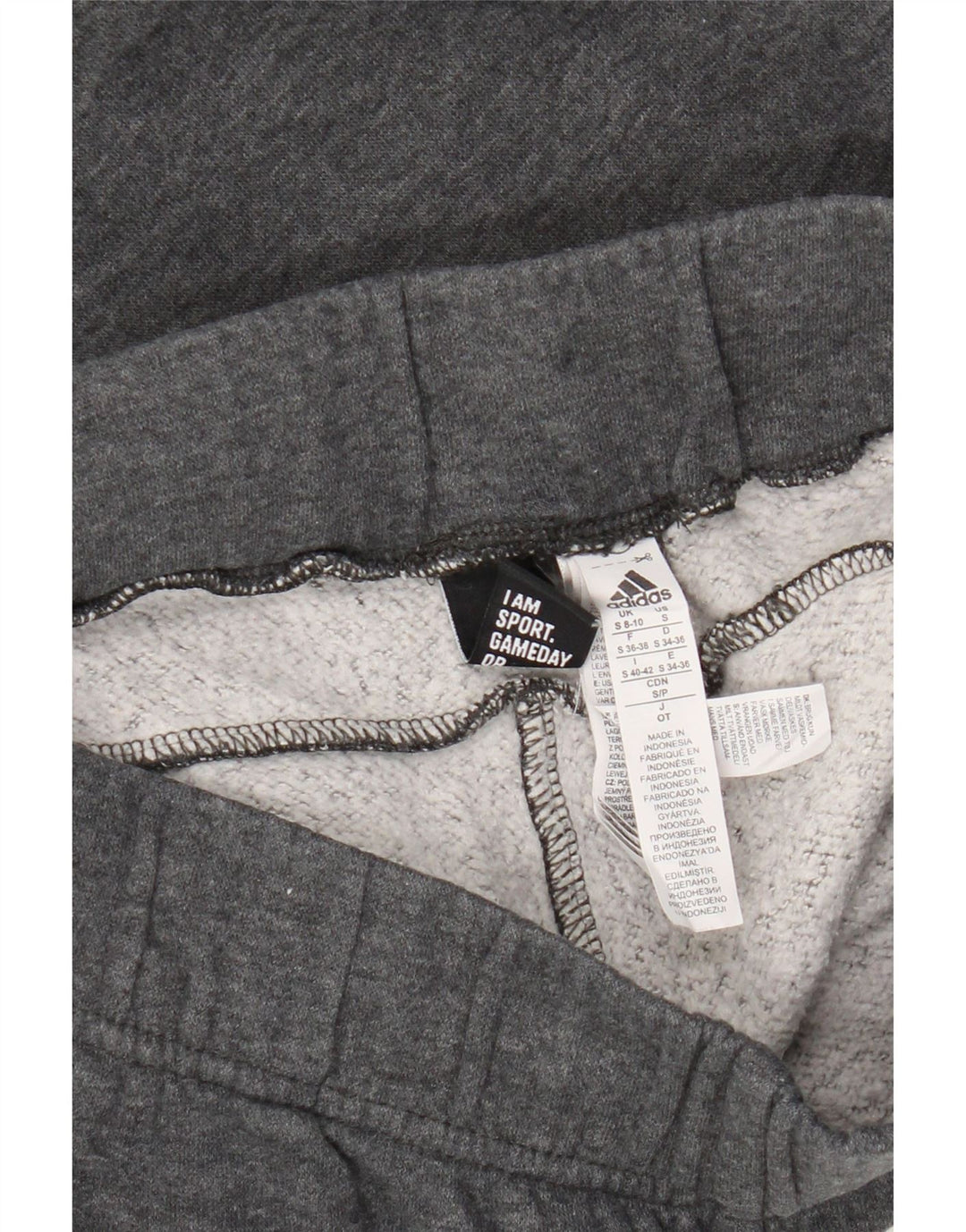 Adidas ženske hlače za trenirku UK 8/10 Male sive pamučne hlače