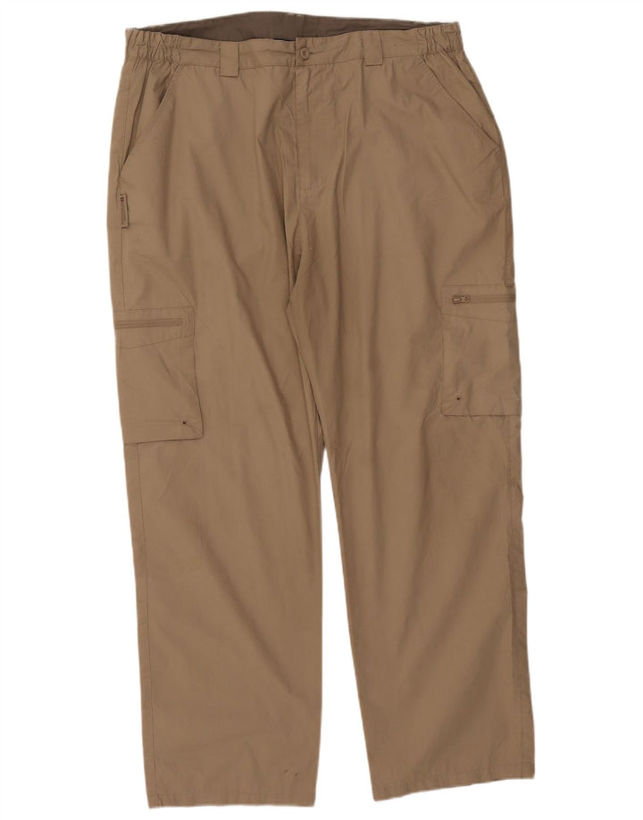 Mountain Warehouse muške ravne kargo hlače W40 L29 bež poliester