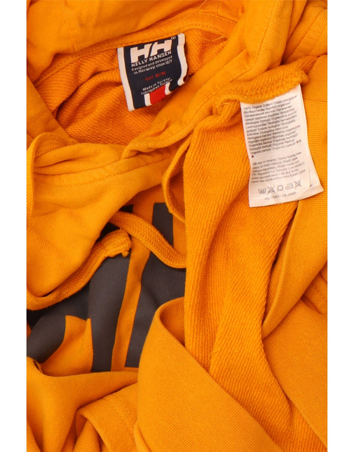 HELLY HANSEN Muška majica s kapuljačom s kapuljačom srednje žute boje, pamuk