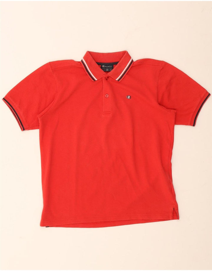 CHAMPION Polo majica za dječake 9-10 godina Srednje crvena pamuk
