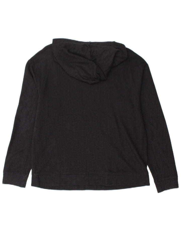 MASSIMO DUTTI Ženska majica s kapuljačom UK 14 Srednje crni ševron