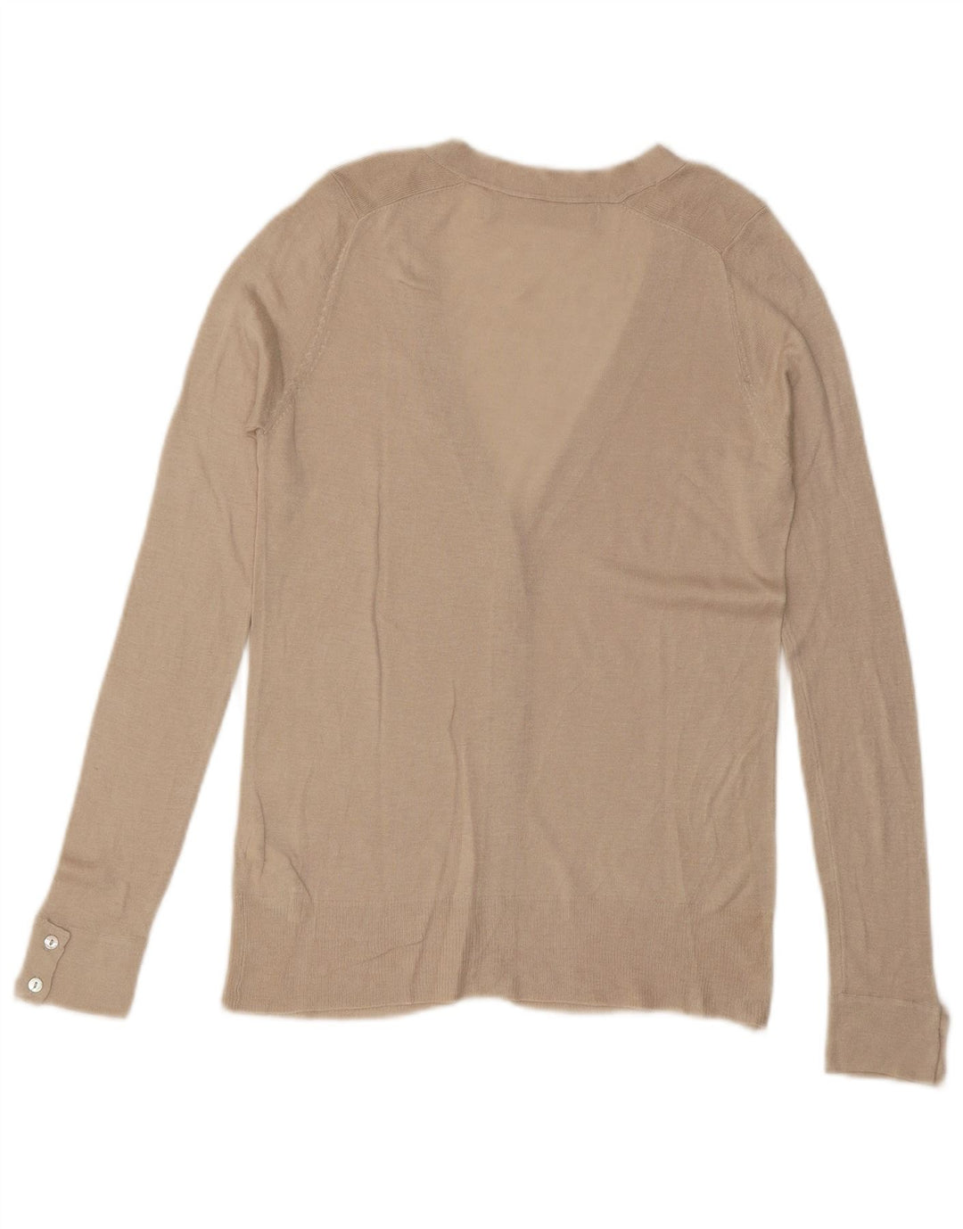 ZARA ženski kardigan pulover UK 10 Small Off White Viskoza