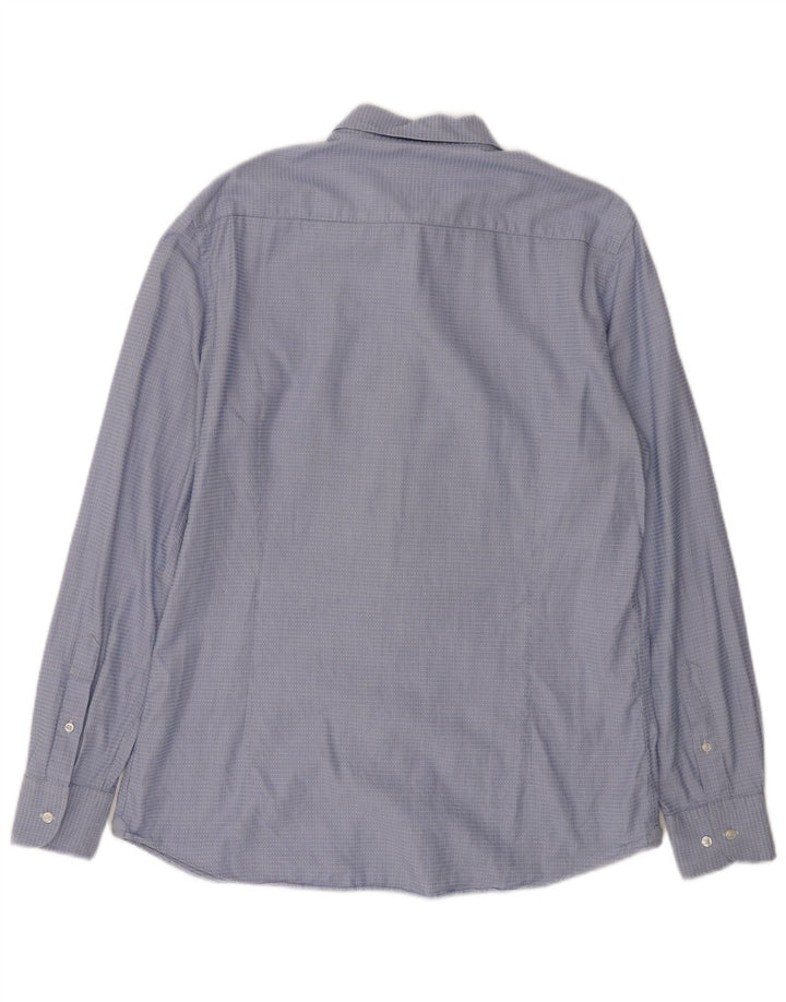 MASSIMO DUTTI Muška majica s velikim plavim prugama, pamuk