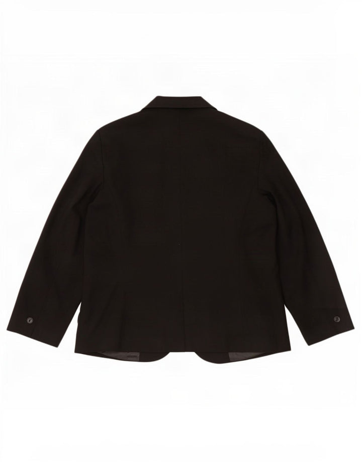 Zara ženski sako sa 1 gumbom EU 54 XL crni poliester