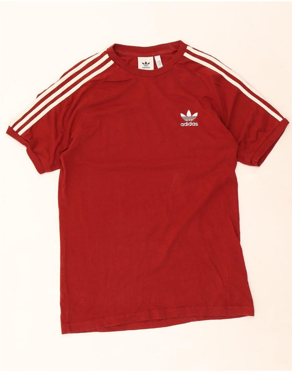 Adidas muška majica kratkih rukava Srednji bordo pamuk