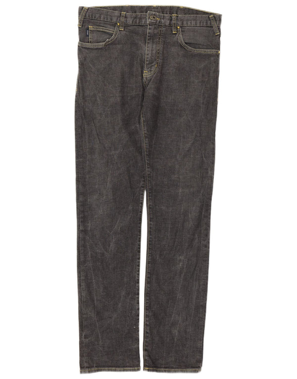 ARMANI Mens Straight Jeans W33 L32  Grey Cotton