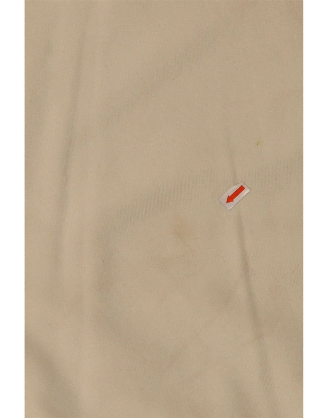 NIKE Ženska kratka prekomjerna majica s kratkim rukavima UK 10 Small Off White Cotton