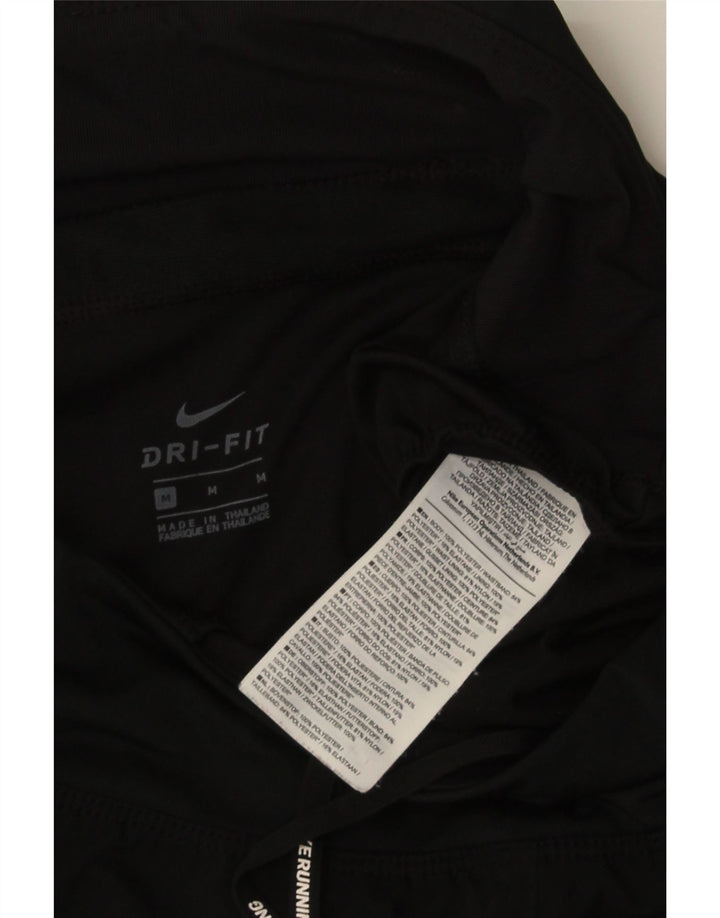 NIKE Ženske Dri Fit Sportske kratke hlače UK 14 Srednji crni poliester