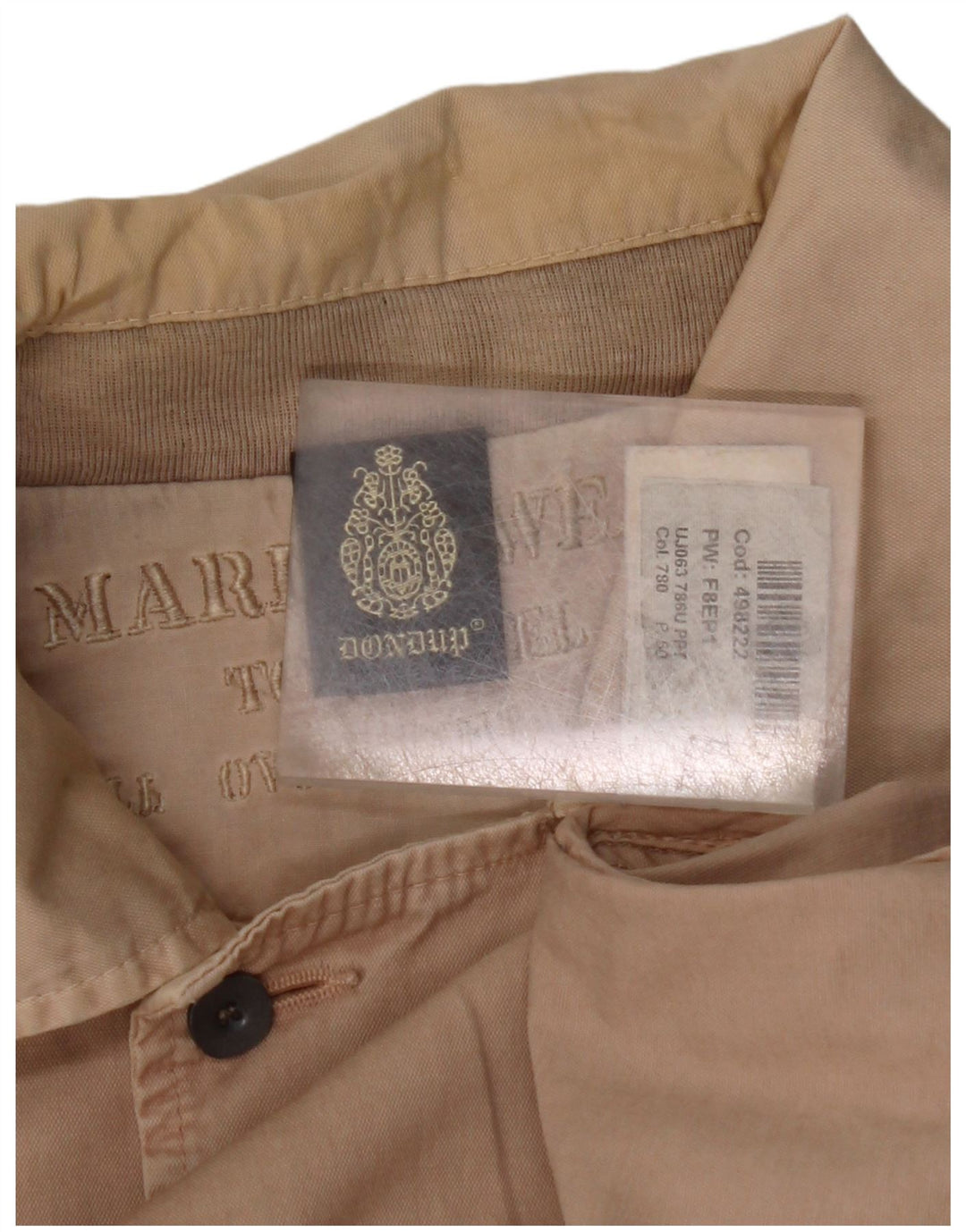 DONDUP ženska bomber jakna IT 52 2XL bež pamuk