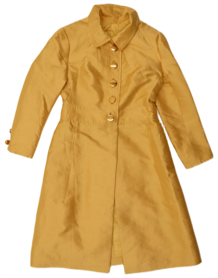 Vintage ženski kaput UK 8 Small Yellow