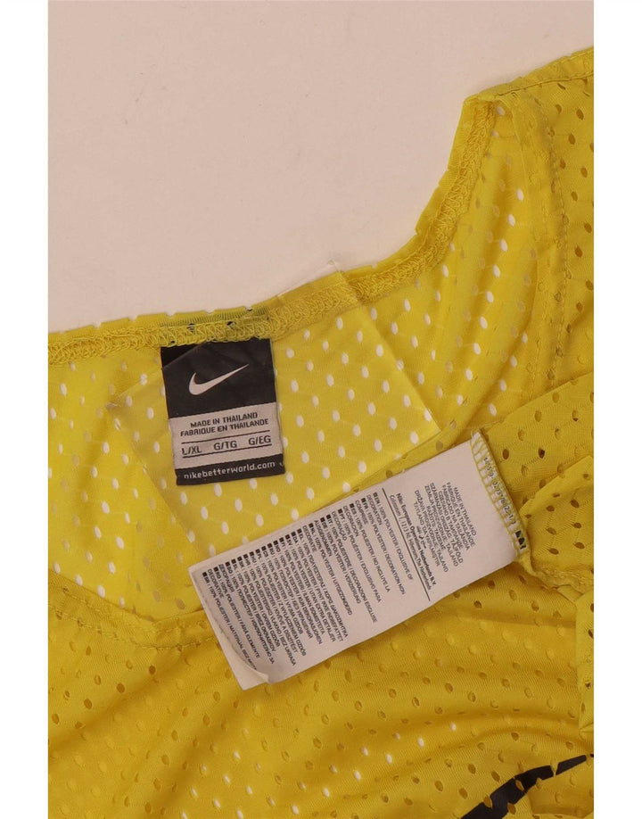 Nike muški grafički gornji dio prsluka veliki žuti poliester