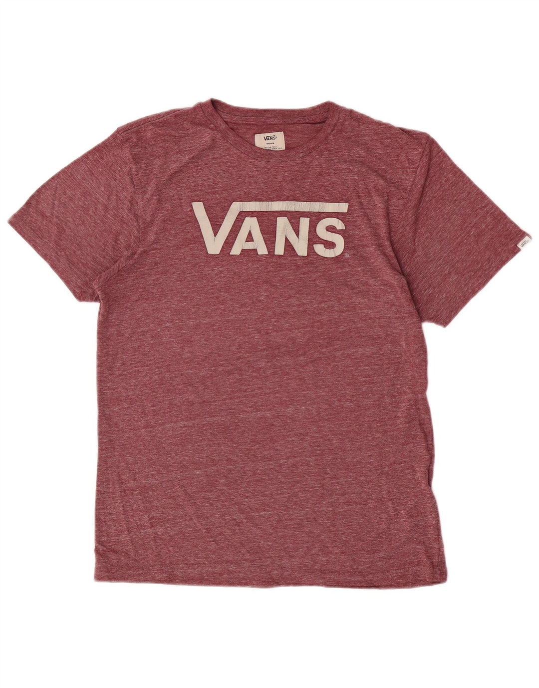Vans muška grafička majica kratkih rukava Srednji tamnocrveni pjegavi poliester