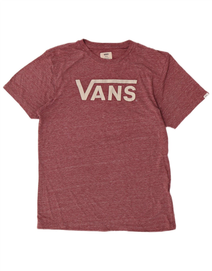 Vans muška grafička majica kratkih rukava Srednji tamnocrveni pjegavi poliester