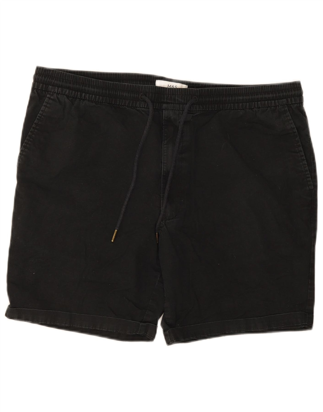 Marks & Spencer muške chino kratke hlače Large W34 crni pamuk