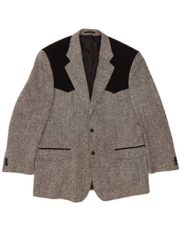 STOCKERPOINT muška jakna sa 2 gumba UK 44 2XL siva vuna