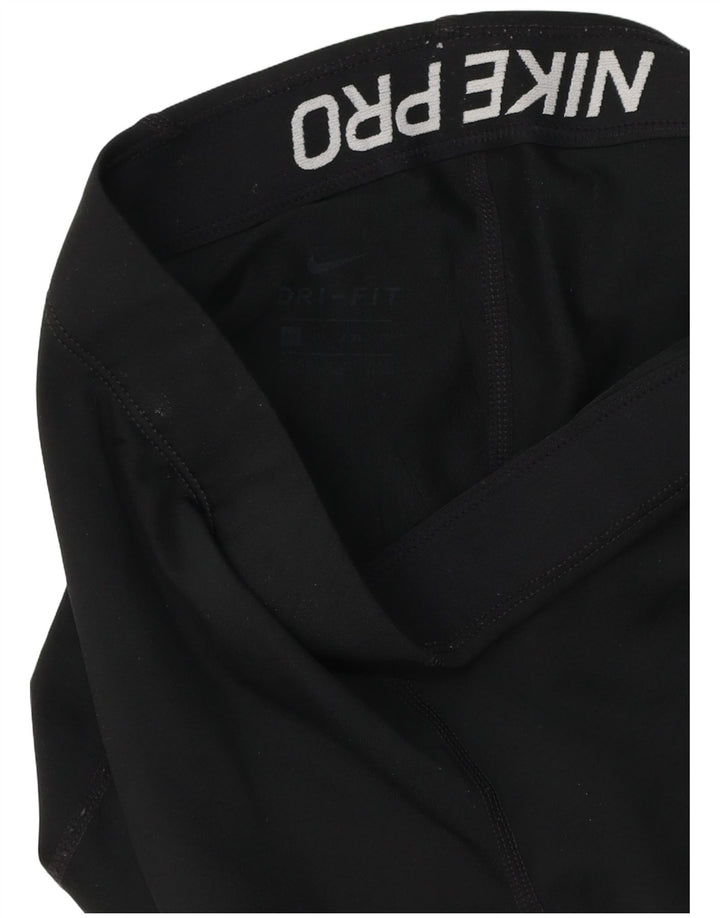 NIKE ženske Dri Fit grafičke tajice UK 4 XS crne