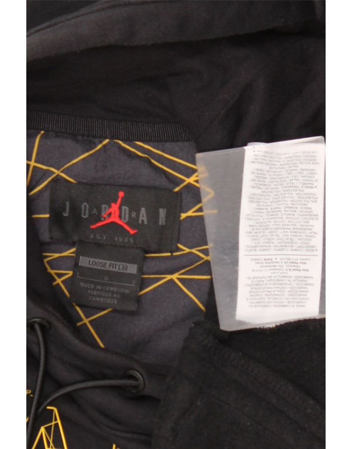 JORDAN muška majica s kapuljačom s kapuljačom s grafičkim motivima, veliki crni geometrijski